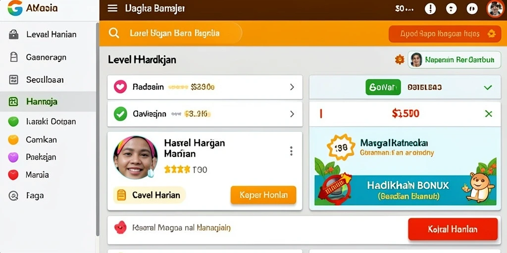 Level yang menantang dengan desain yang kreatif.