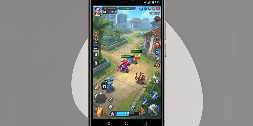 Screenshot grafis yang memukau dari tema slot terbaru.